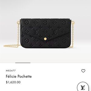 Louis Vuitton Félicie Pochette Black